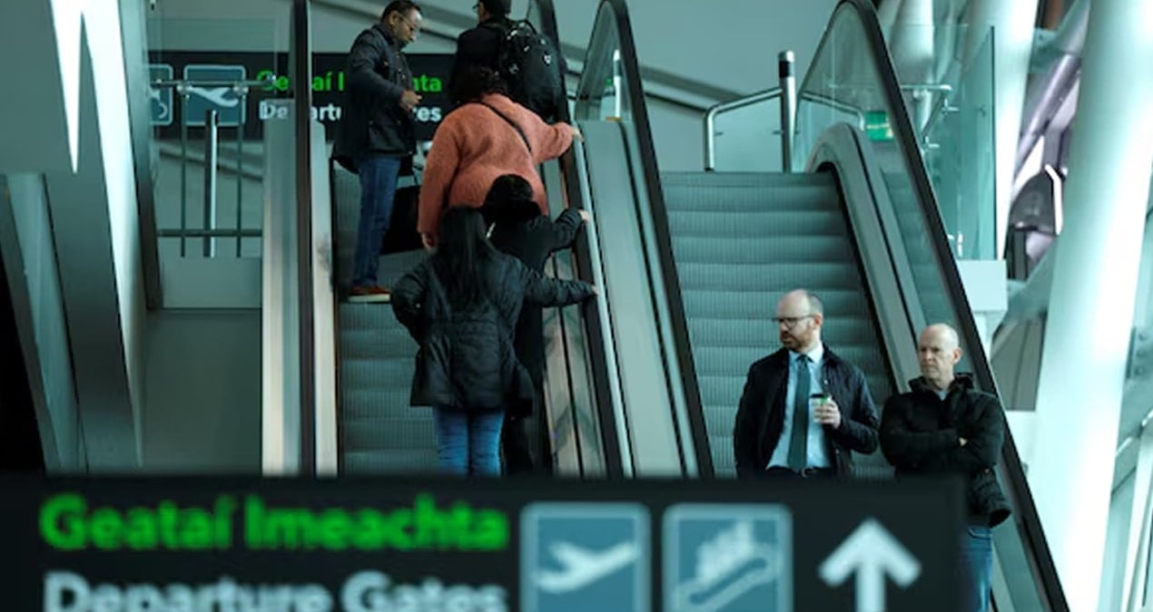 dublin havalimaninda supheli paket alarmi PzZYNRab